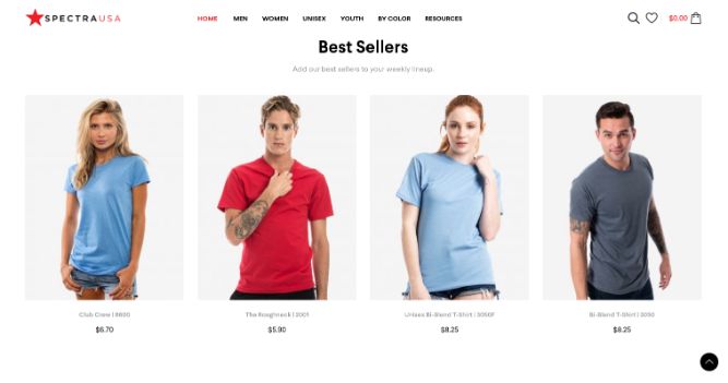 SpectraUSA - Bulk Blank T Shirts, Tee Shirt Wholesaler, wholesale clothing vendors, bulk apparel, blank shirts, Wholesale Blank Apparel 